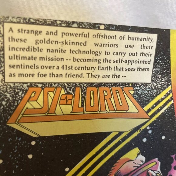 Psi-Lords Vol 1 #8 A Piece of the Rock 1995 Mike Leeke, Eric Lusk Cover Tony Be - Picture 5 of 10